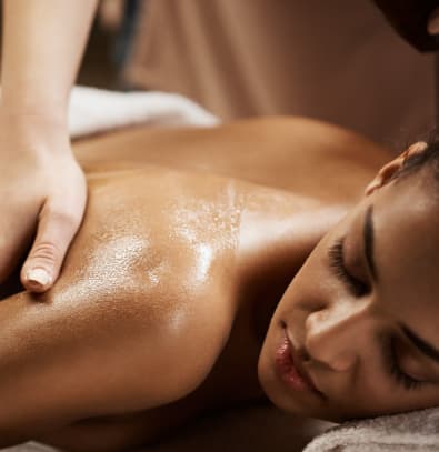 Massage à l'huile