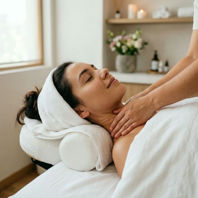 Massage à huile